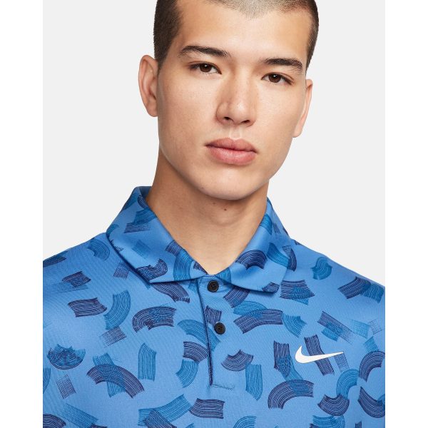 POLO NIKE DRI-FIT TOUR MICRO PRINT For Cheap