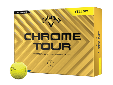 BALLE CALLAWAY CHROME TOUR 24 YELLOW Online