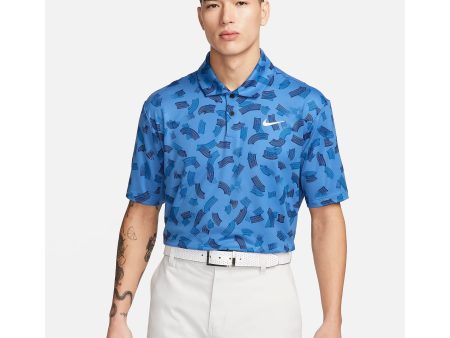 POLO NIKE DRI-FIT TOUR MICRO PRINT For Cheap