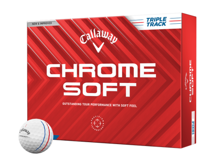 BALLE CALLAWAY CHROME SOFT 24 WHITE TRIPLE TRACK Cheap