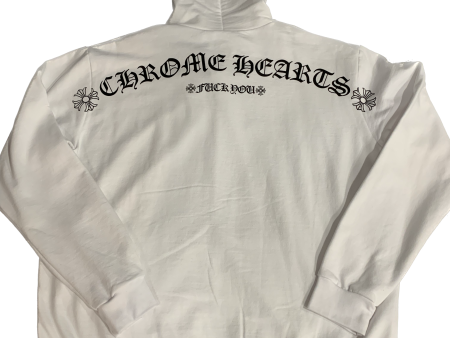 CHROME HEARTS F YOU UNLINED ZIP HOODIE - AUTHENTIC -NEW WITH TAGS Hot on Sale