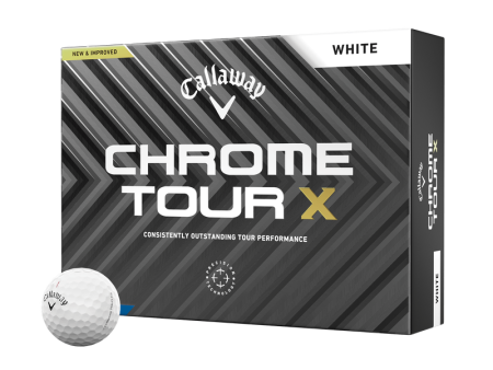 BALLE CALLAWAY CHROME TOUR X WHITE Supply