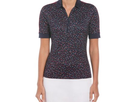 POLO CALLAWAY DEMI MANCHES CHEV PRINTED FEMME Cheap