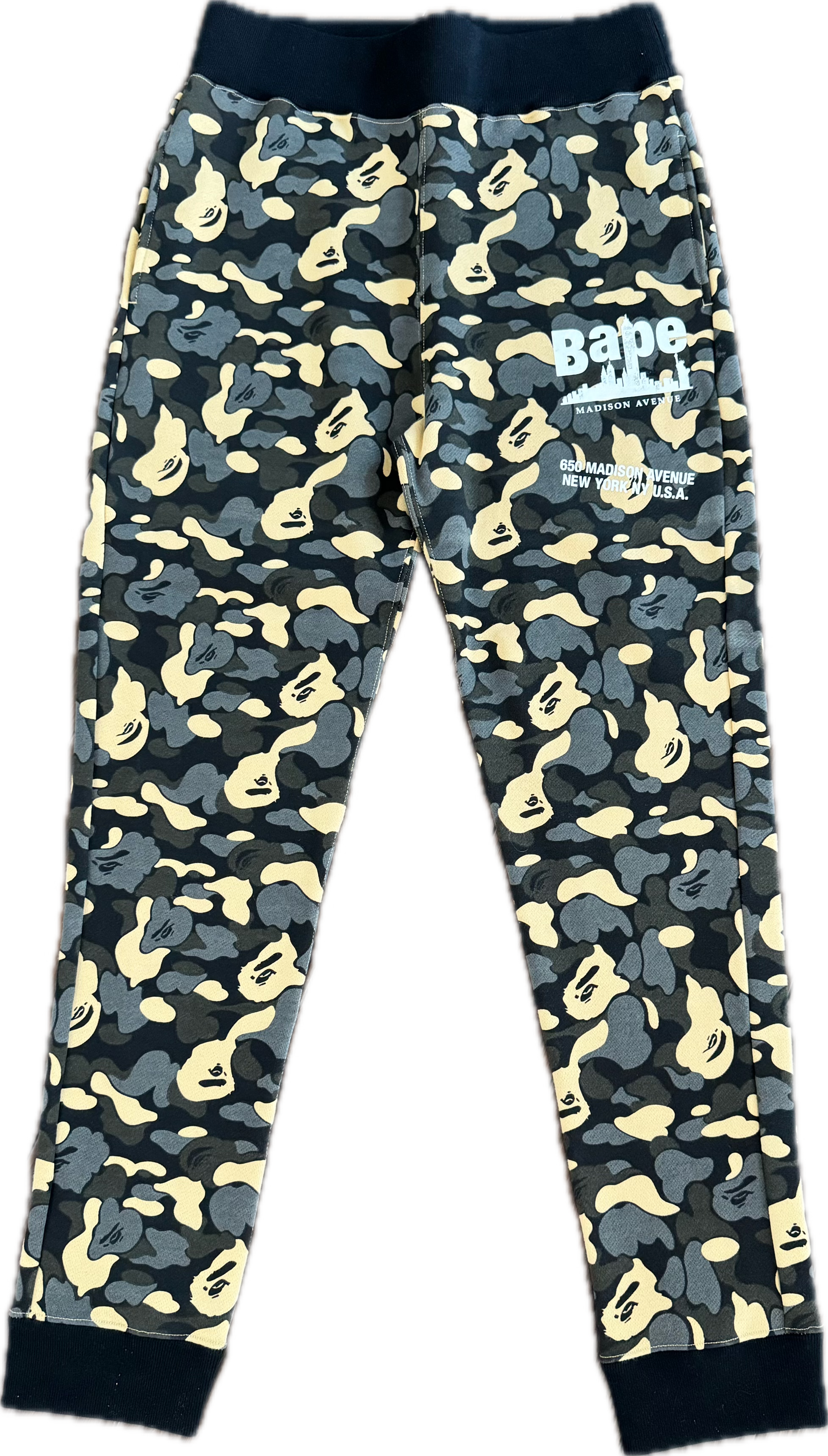 Bape Madison Avenue Joggers - Authentic - New with Tags For Cheap