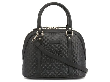 Gucci Microguccissima Dome Bag Small Black Online Hot Sale