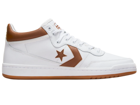 Converse CONS - Fastbreak Pro Mid (White Warm Tan Black) For Discount