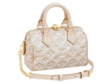 Louis Vuitton Speedy Bandouliere 20 Beige Clair Supply