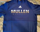 Adidas Hoodie Navy logo front For Sale