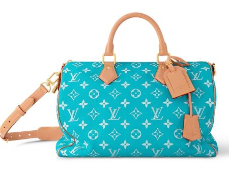 Louis Vuitton Speedy P9 Bandouliere 40 Turquoise For Cheap