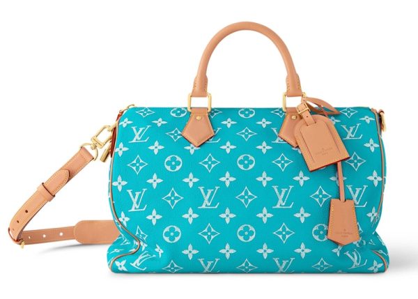 Louis Vuitton Speedy P9 Bandouliere 40 Turquoise For Cheap