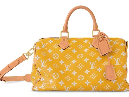 Louis Vuitton Speedy P9 Bandoulière 40 Monogram Leather Jaune Mat Cheap