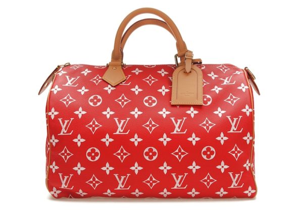 Louis Vuitton Speedy P9 Bandoulière 40 Monogram Leather Red For Discount