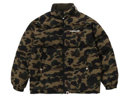 Bape 1St Camo Reversible Down Jacket Green Online