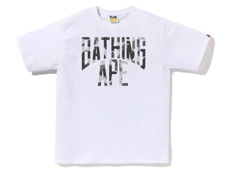 Bape Heather Gray Camo Bathing Ape Tee White Supply