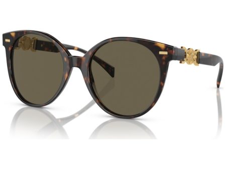 Versace Round Sunglasses Tortise Supply