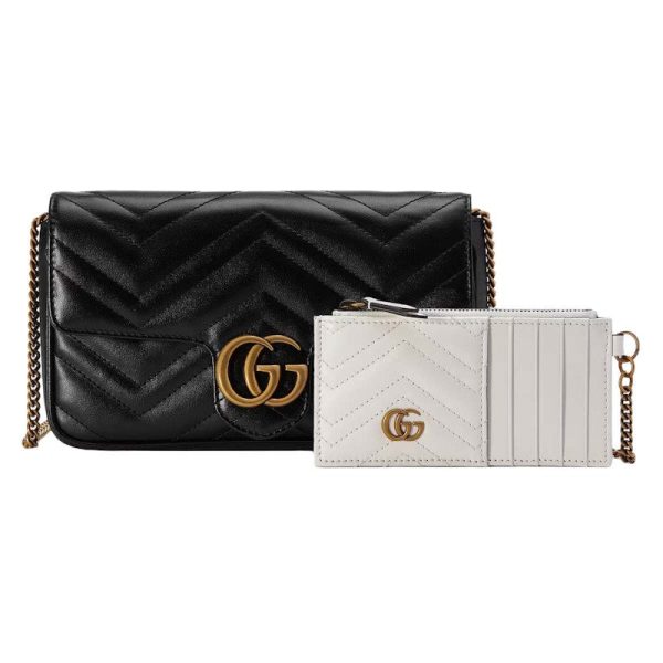 Gucci Gg Marmont Mini Shoulder Bag Black Online Sale