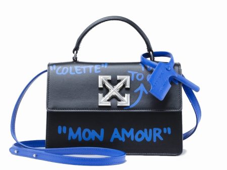 Off-White X Colette 1.4 Jitney Bag Mon Amour Black Blue Online Sale