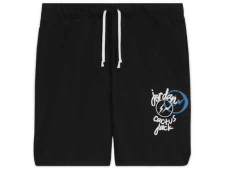 Travis Scott X Jordan X Fragment Shorts Black on Sale