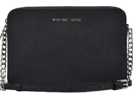 Michael Kors Jet Set East West Crossbody Bag Large Black Cheap