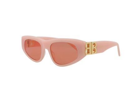 Balenciaga Cat Eye Sunglasses Pink Gold Red Cheap