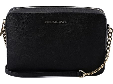 Michael Kors Leather Shoulder Bag Black Online Hot Sale