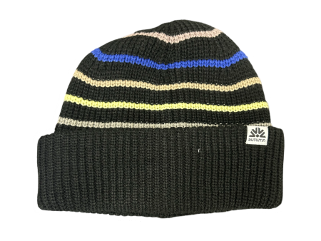 Autumn Headwear - Retro Beanie (Black) on Sale