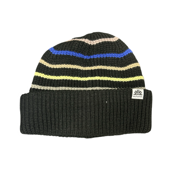 Autumn Headwear - Retro Beanie (Black) on Sale