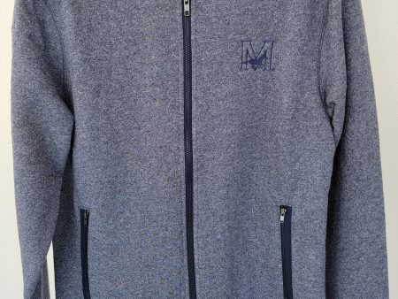 Men s Full Zip Baseball Jacket Navy Navy Twist Discount