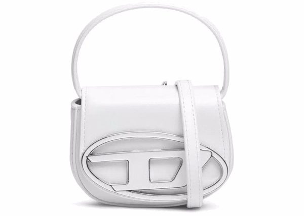 Diesel 1Dr Xs Mini Bag With D Plaque White For Discount