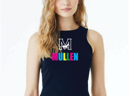 Ladies Racerback Tank Navy For Cheap