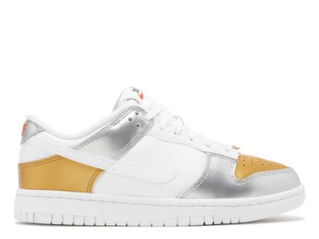 Wmns Dunk Low SE  Silver Gold Metallic  2022 SKU DH4403 700 - Authentic - New in Box Online Hot Sale