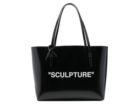 Off-White Day Off 28 Quote Tote Bag Black White on Sale