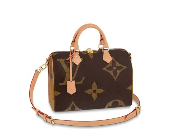 Louis Vuitton Speedy Bandouliere Monogram Giant Reverse 30 Brown Online Hot Sale