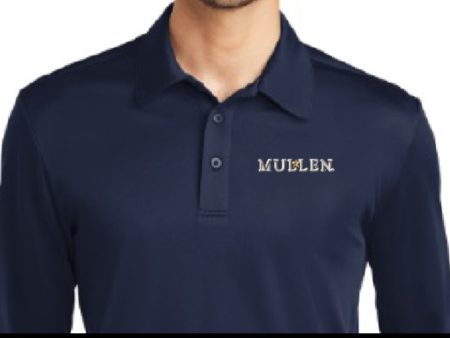 Men s Long Sleeve Navy Polo Online Hot Sale