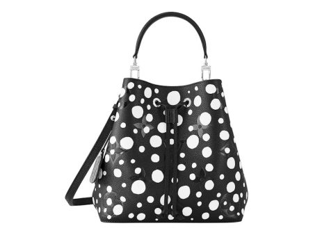 Louis Vuitton X Yayoi Kusama Neonoe Mm Black White Sale