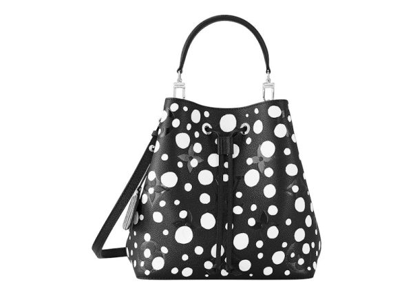 Louis Vuitton X Yayoi Kusama Neonoe Mm Black White Sale