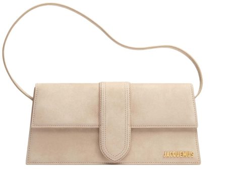 Jacquemus Le Bambino Long Flap Bag Dark Beige Online Sale