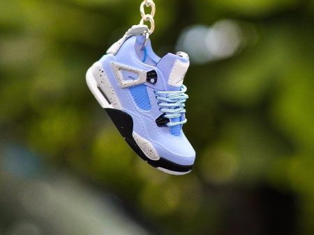 3D Sneaker Keychain AJ4 UNC Online now