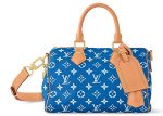 Louis Vuitton Speedy P9 Bandoulière 25 Monogram Leather Blue Cheap