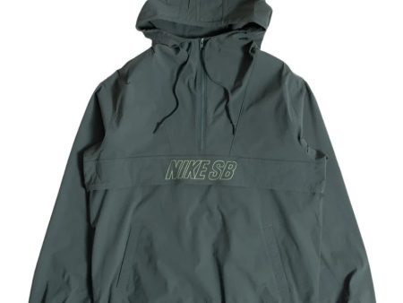 Nike SB - Half Zip Anorak Jacket (Vintage Green Oil Green) For Sale