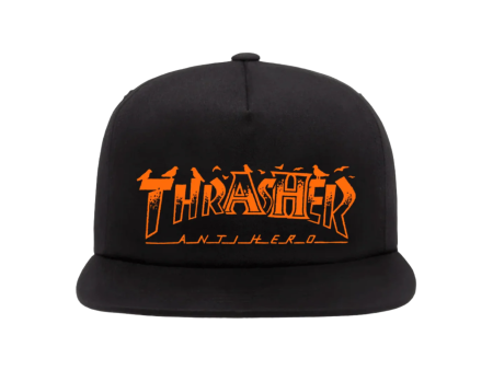 Thrasher x AntiHero - Pigeon Mag Snapback Discount