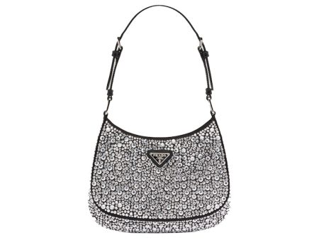 Prada Cleo Satin Bag With Appliques Metal Sale