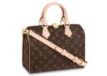 Louis Vuitton Speedy Bandouliere Monogram 25 Brown For Sale