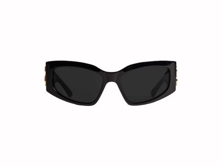 Balenciaga Womens Bossy Cat Sunglasses Black Fashion