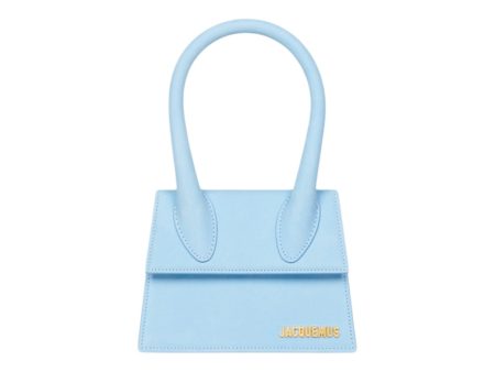 Jacquemus Le Chiquito Moyen Signature Handbag Light Blue Cheap