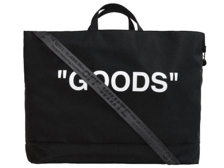 Off-White Quote Tote Bag  Goods  Black White Online Hot Sale