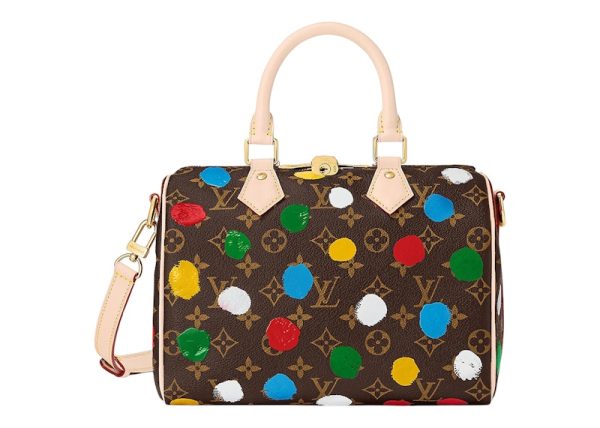 Louis Vuitton X Yayoi Kusama Speedy Bandouliere 25 Monogram Multicolor on Sale