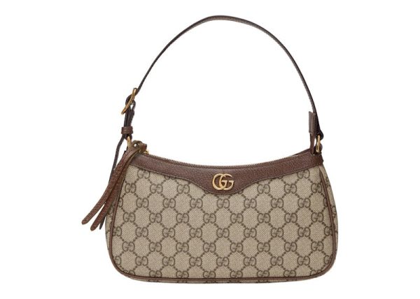 Gucci Ophidia Handbag Small Gg Supreme Beige Ebony Discount