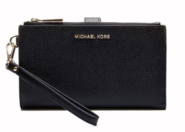 Michael Kors Double Zip Wristlet Black Fashion