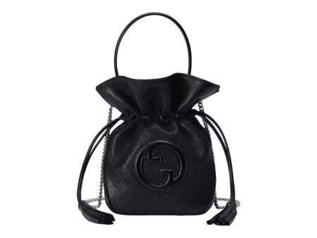 Gucci Blondie Mini Bucket Bag Black For Discount